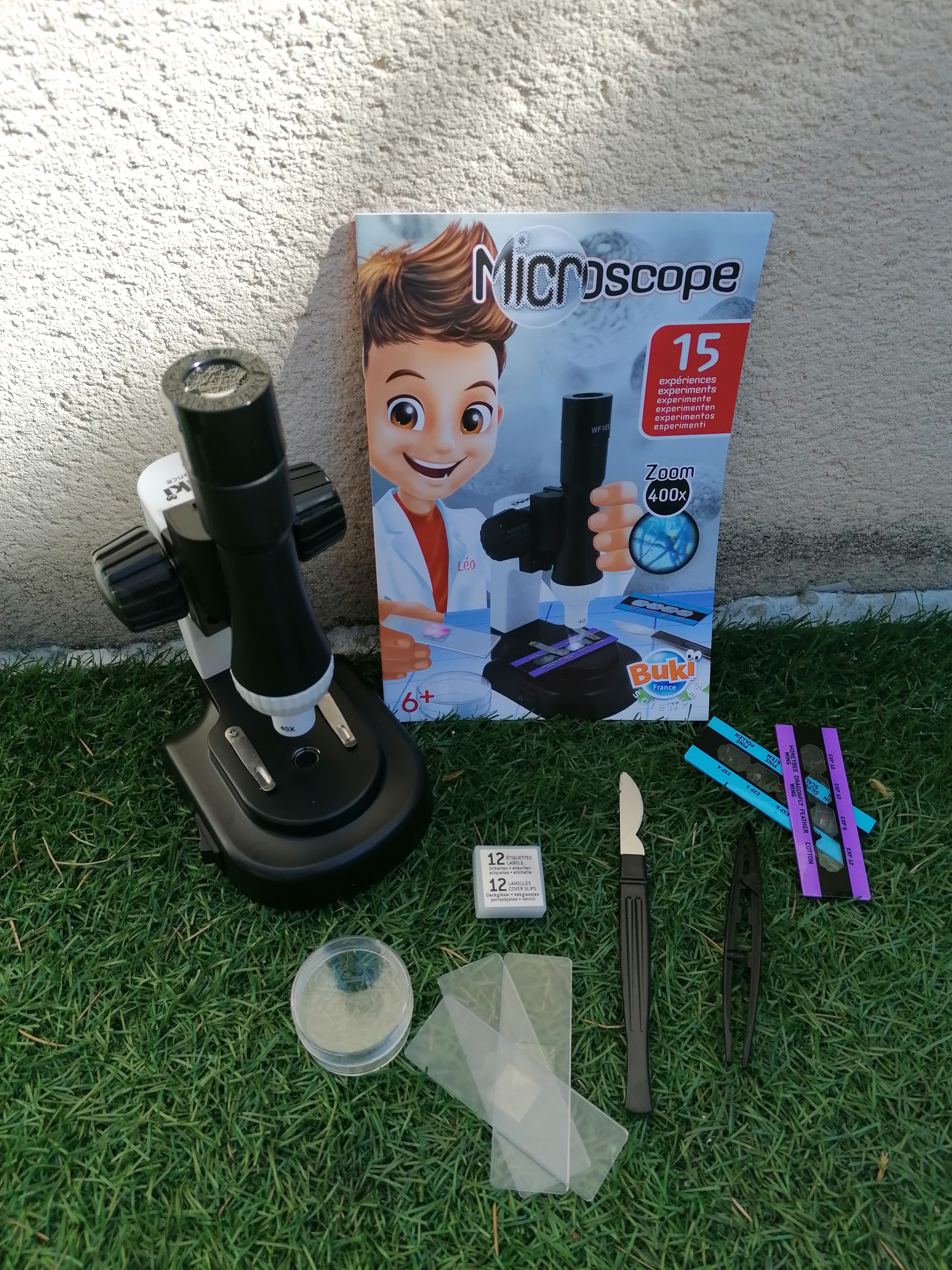 Jouet Microscope 15 Expériences Buki